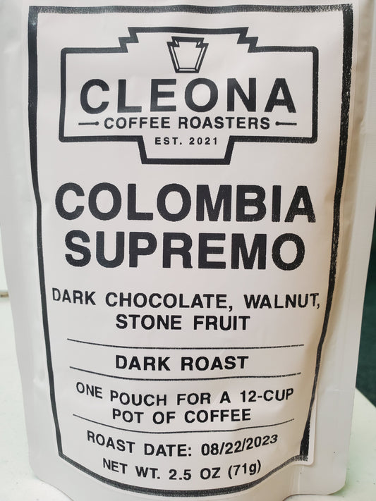 2.5oz Coffee Sample-Colombia Supremo